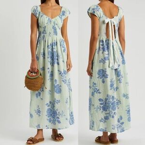 Free People Forget Me Not Floral Midi Dress